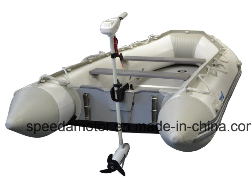 White 40lbs Electric Outboard Trolling Motor for Saltwater