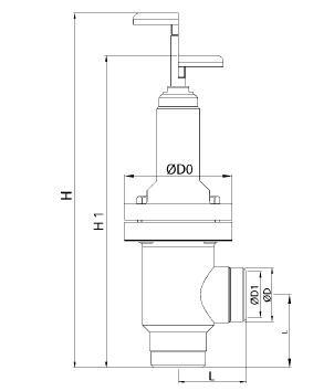DN15-DN80 Butt Welding Angle Stop and Check Valve