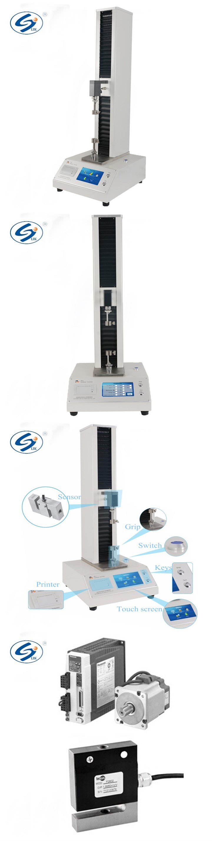 Vertical Universal Material Microcomputer Tensile Strength Test Machine