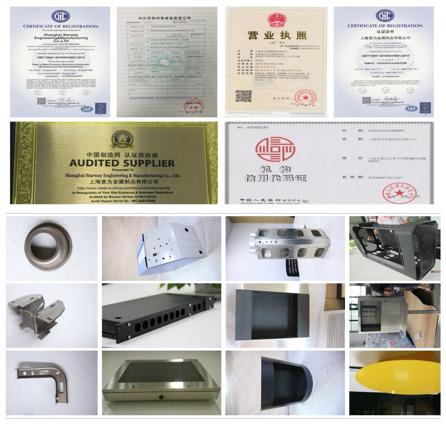 Aluminum Sheet Metal Case Parts for Industrial Use