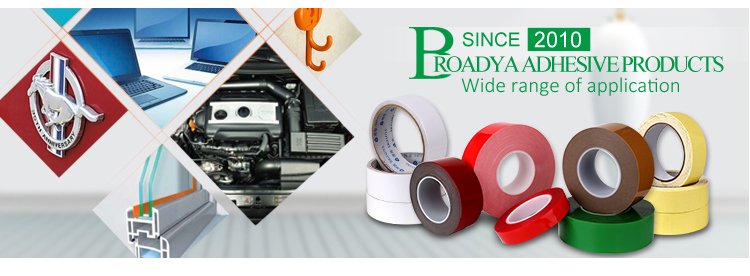 Double Sided Red PP Liner Filmic Adhesive Tapes (BY6965LM)