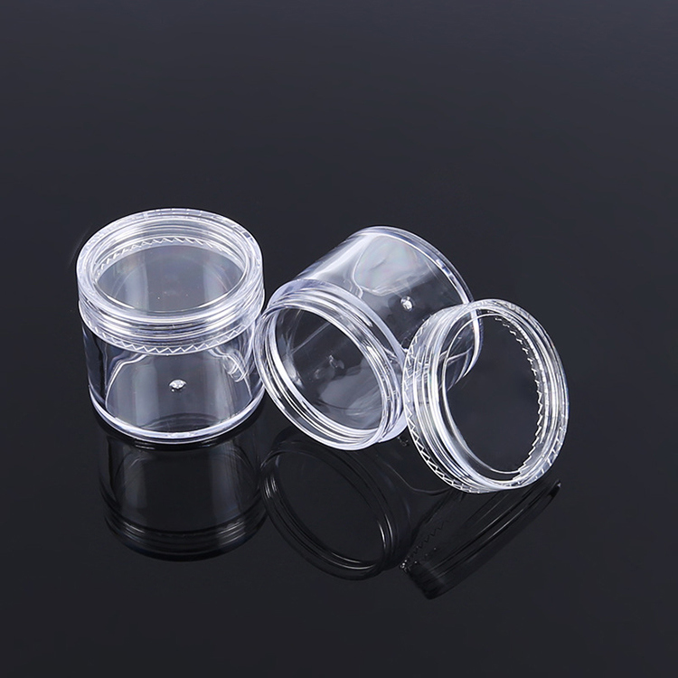 Hot Sale 3G 5g 10g 15g 20g Mini Clear Pet Plastic Cosmetic Jar for Skin Care Cream