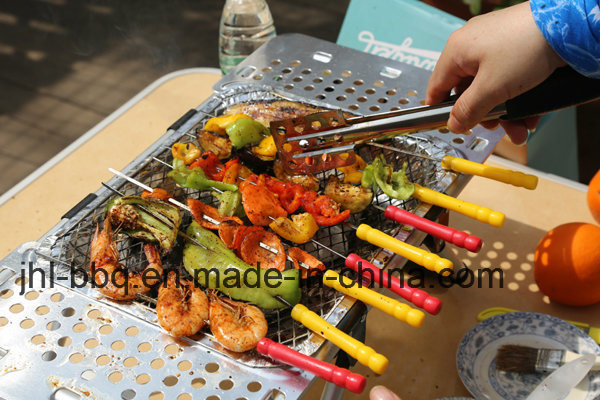 Disposable and Instant BBQ Grill with Cooler Bag Used for Outdoor Picnic