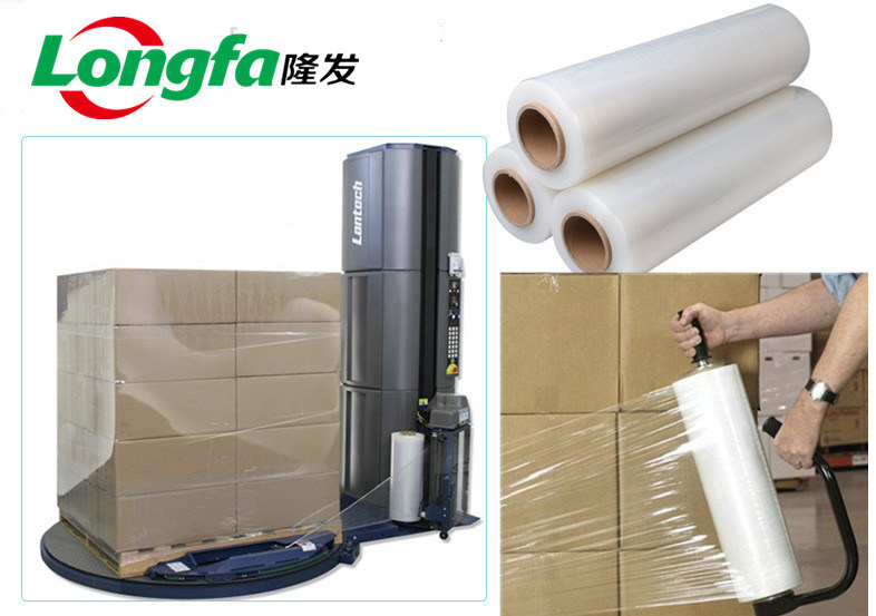 Pallet Packing PE Wrapping New Virgin Raw Materials LLDPE Stretch Warp Film