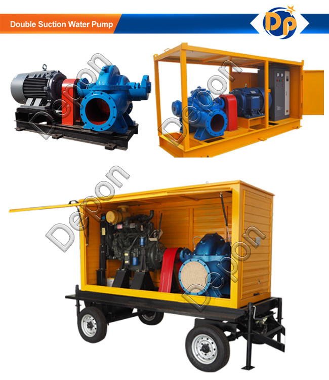 High Flow Water Pump with Generator and Control Cabinet