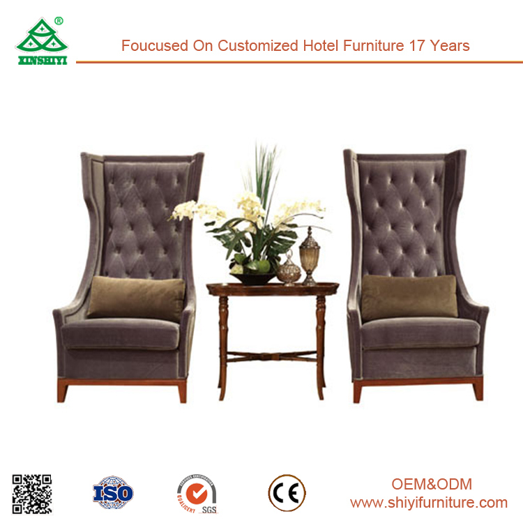 Antique American Style Hotel Leisure Chair New Classic Furniture for Villa