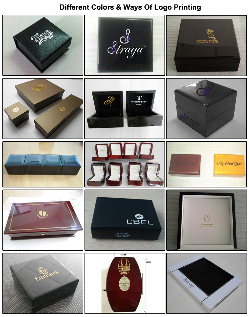 Wood Leather Jewelry Display Packaging Box Wholesale