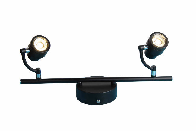 1*LED 5W High Voltage SMD Black Iron LED Spotlight