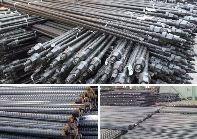 Ground Support Self Drilling Threaded Steel Bar Anchor Mining Rock Bolt