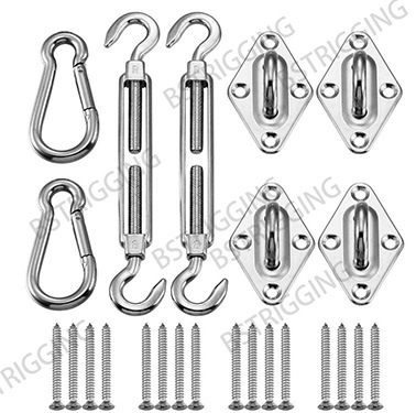 Shade Sail Hardware Kit (24PCS)