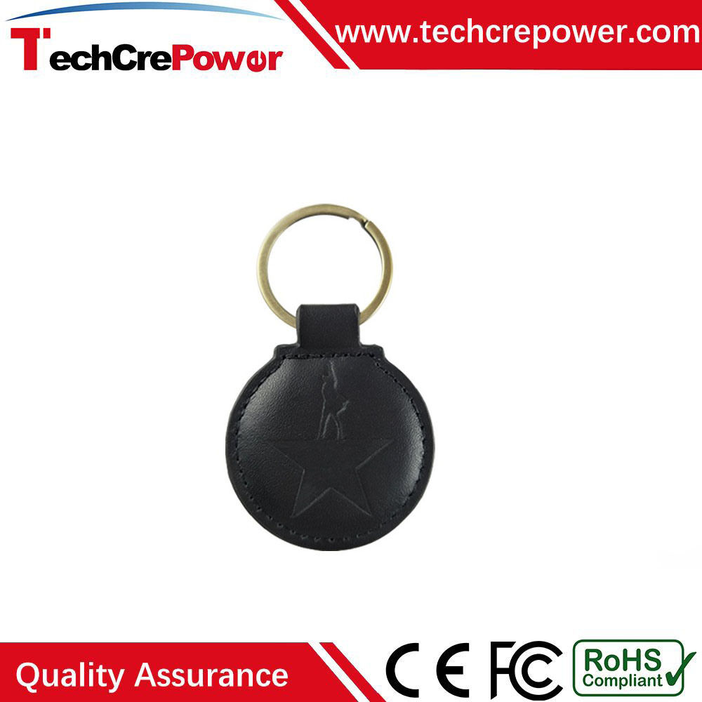 L05 125kHz /13.56MHz Plastic Cheap RFID Keyfob Em4200 125 kHz Leather Keychains