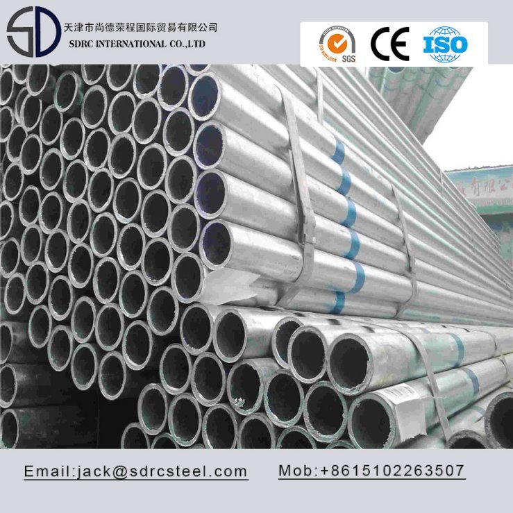 Thin Wall Galvanized Round Steel Tube for Fitness Equipment