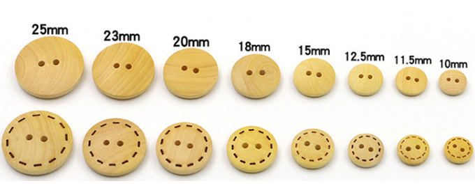 Classical Fashion Natural Button Wooden Button for Clothing