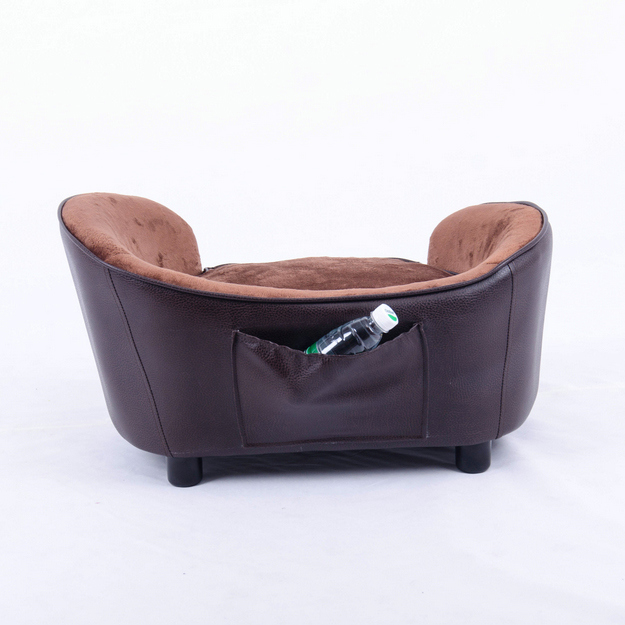 Small Size Luxury Dog Bed Leather Material