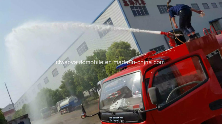Dongfeng 6 Wheels 5000 Liters Water Fire Fighting Tank Truck