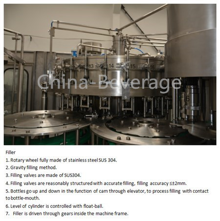 CIP Cleaning Carbonated Water Filling Line / Machine / Device Precise Valve