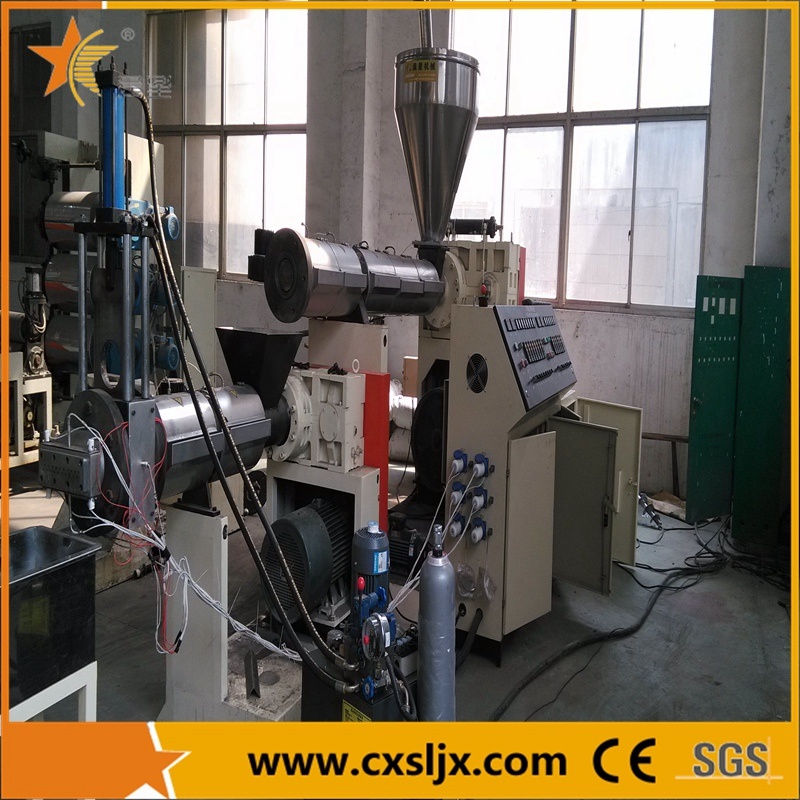 PE PP HDPE Two Stage Waste Plastic Recycling Granulator Machine