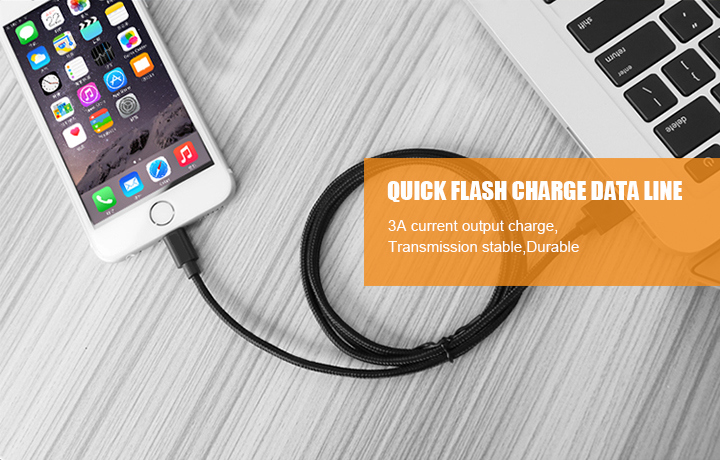 Mobile Phone Accessories USB Data Charging Lightning Cable for iPhone X