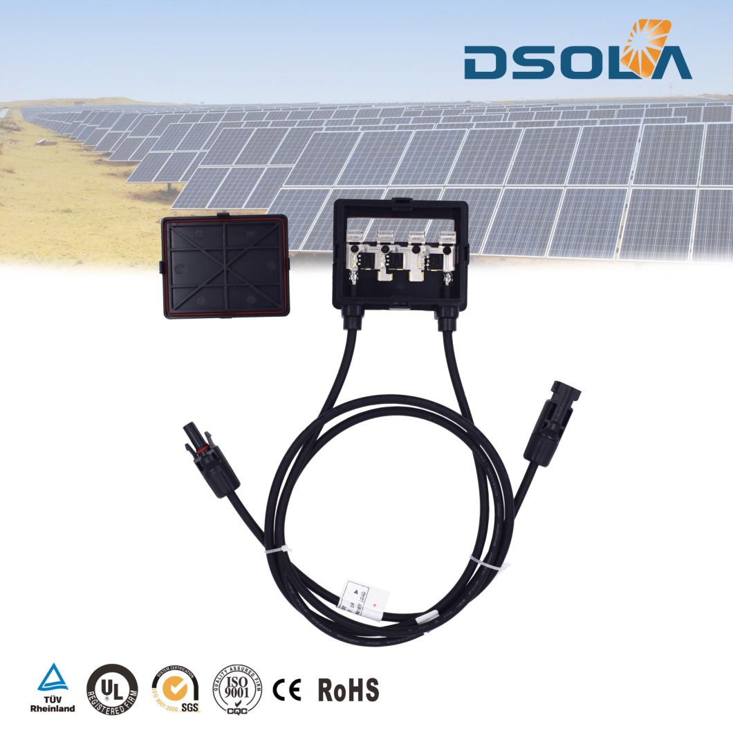 1500V TUV Certified Solar Junction Box IP67 Potting None Potting Solar Junction Box Solar Panel