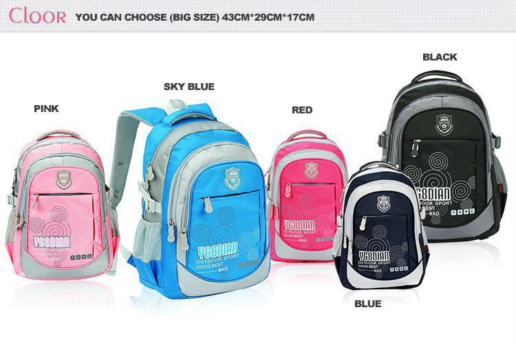 Children School Bags for Girls Boys Character