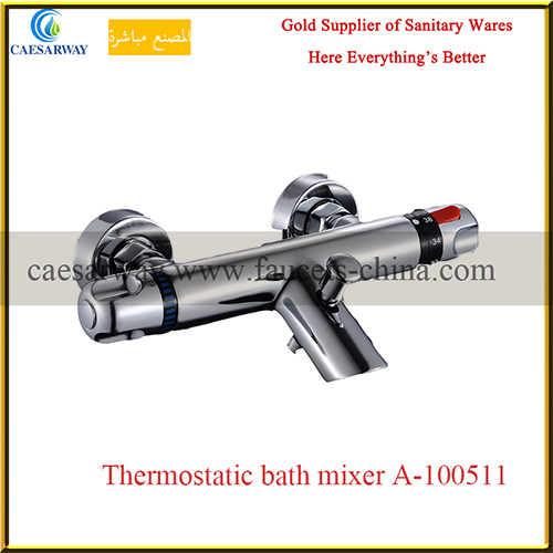 Brass Thermostatic Bathtub Bathroom Water Faucet Mixer