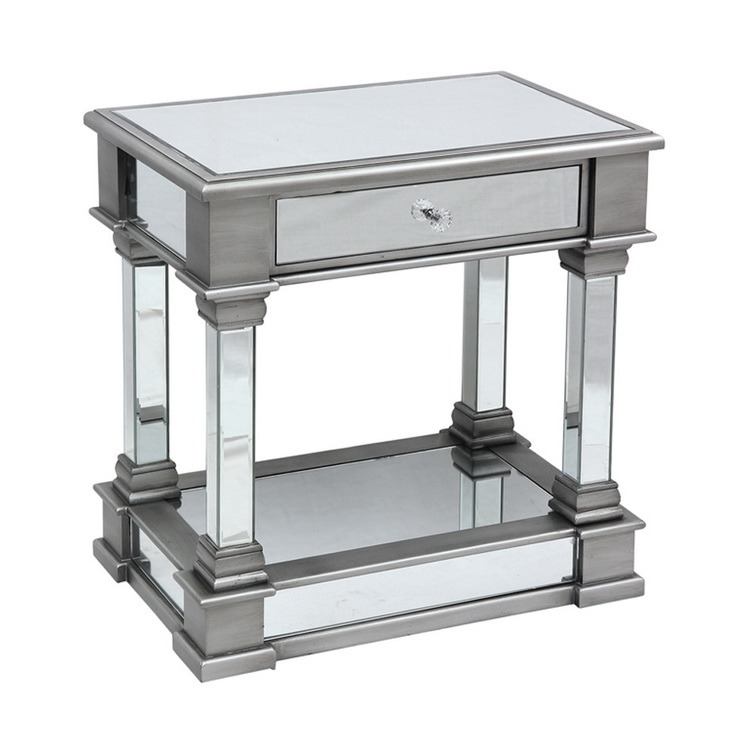 Modern Fancy Mirrored Coffee Side End Table