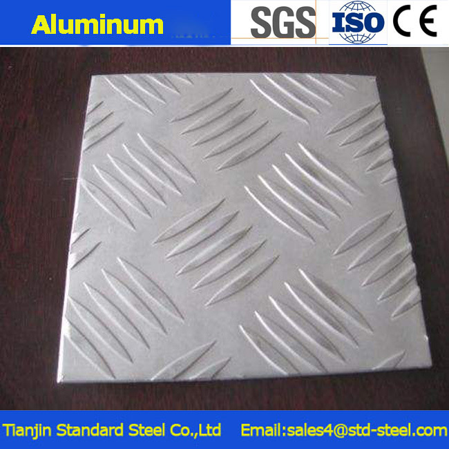 Aluminum Five Bars Tread Plate for Anti- Slip Dock