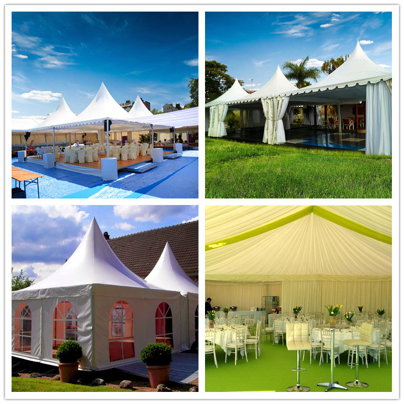 Deluxe Pop up Bad Weather Resistant 4m*4m Beach Pagoda Tents for Events