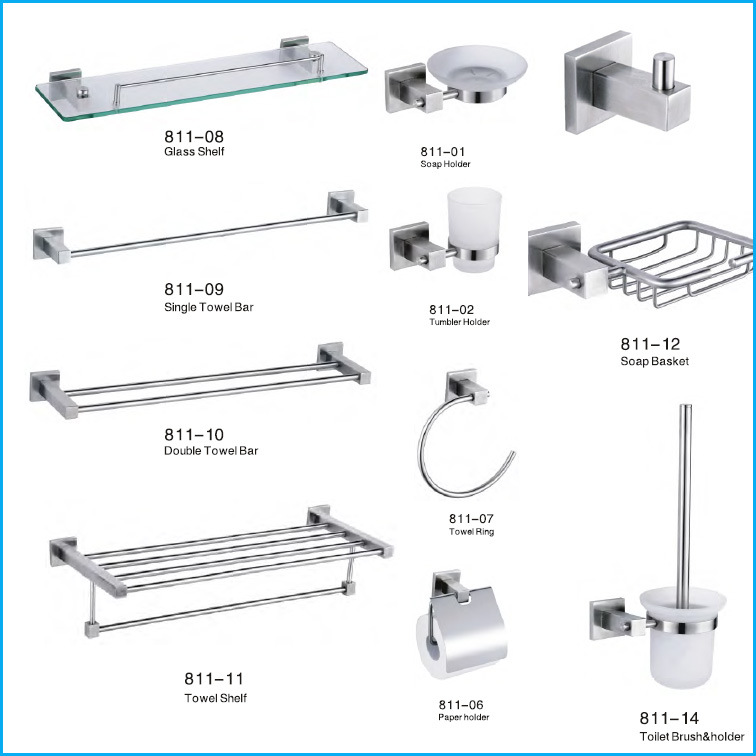 Factory 304 Stainless Steel Bathroom Accessories