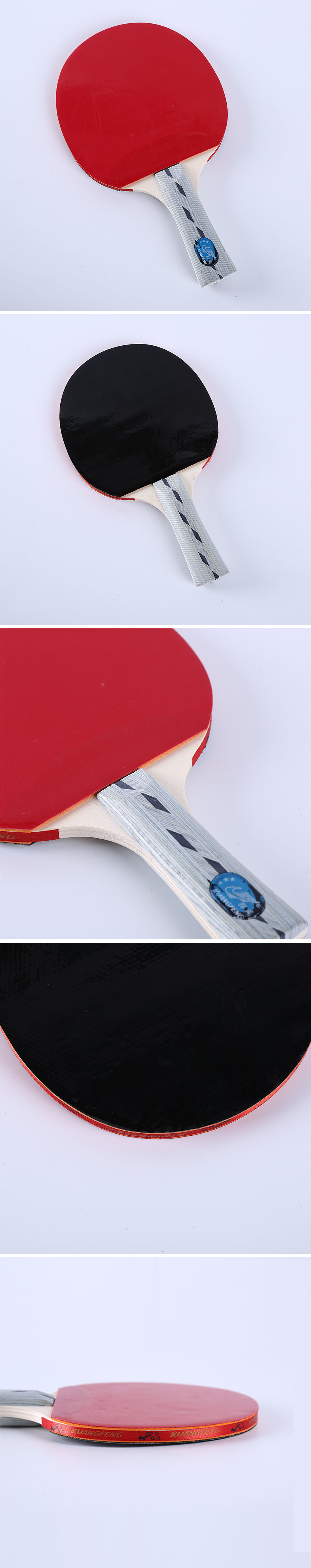 Factory Custom Table Tennis Rackets Case Ping Pong Bats with Ball