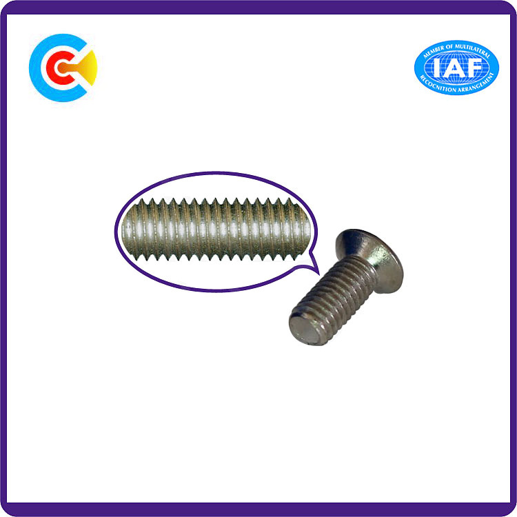 Carbon Steel/4.8/8.8/10.9 M3/Galvanized Cinquefoil/Plum Blossom/Countersunk Head Screw for Electronic/Machinery/Industry Fasteners