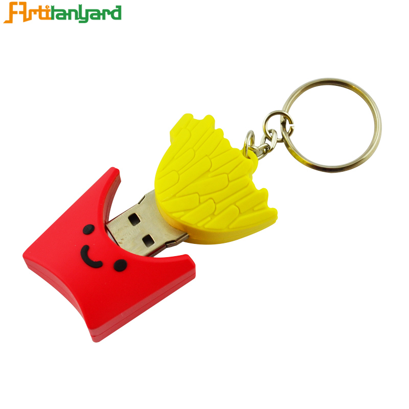 Custom Design USB Soft Rubber PVC Key Chain