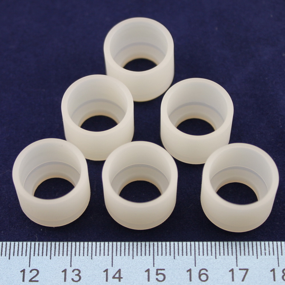 Customized CNC High Precision Miachining Plastic PA Piston Ring Glass with Nylon Magnet Housing