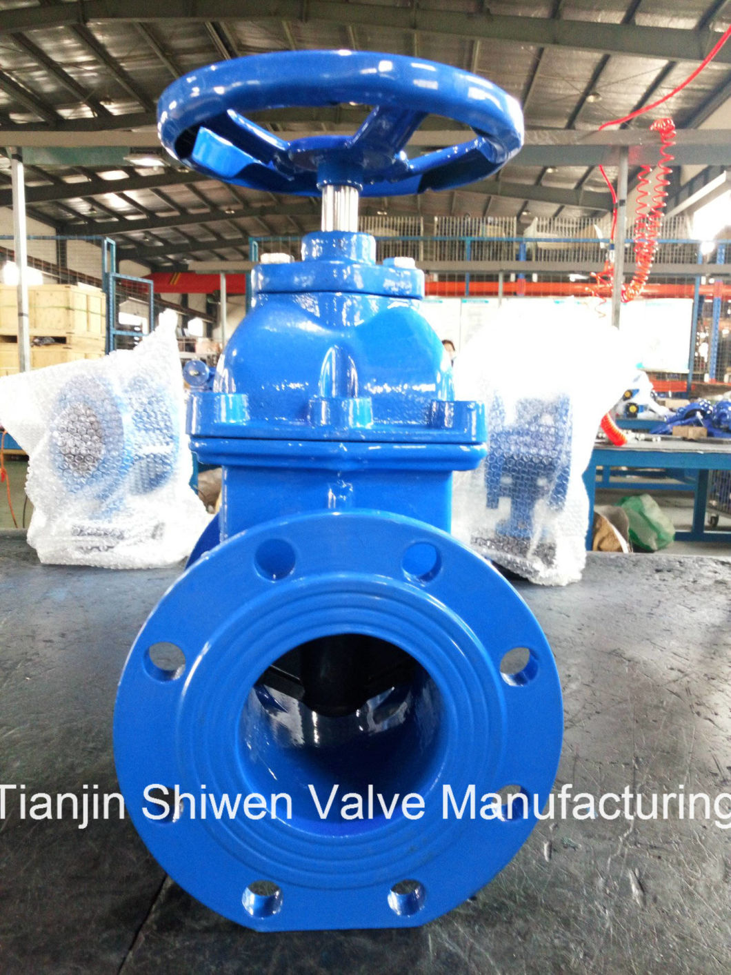 DIN F4 Non-Rising Stem Resilient Seat Gate Valve Pn16