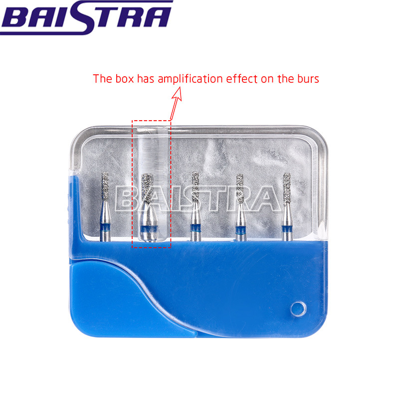 Strong Drill Dental Diamond Coated Burs for High Speed Handpiece Fg