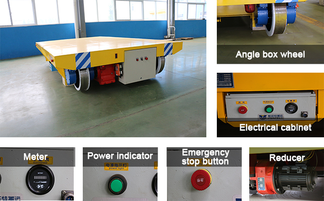 Flexibly Turning Motorized Transfer Cart