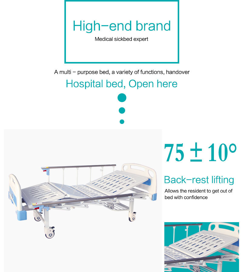 Sk031 Adjustable Hydraulic Manual Hospital Bed (CE&FDA)