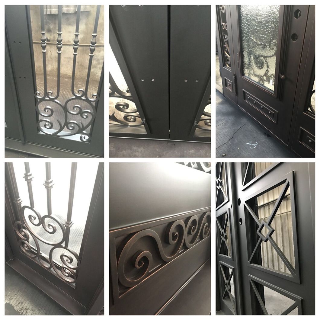 Porta de ferro de segurança externa de venda quente 2019