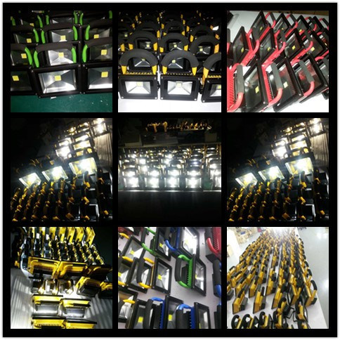 10W-200W Outdoor Portable Rechargeable LED Flood Light for Emergency