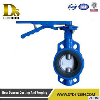 Customized and Standard Coated Cast Iron Pneumatic Butterfly Valve