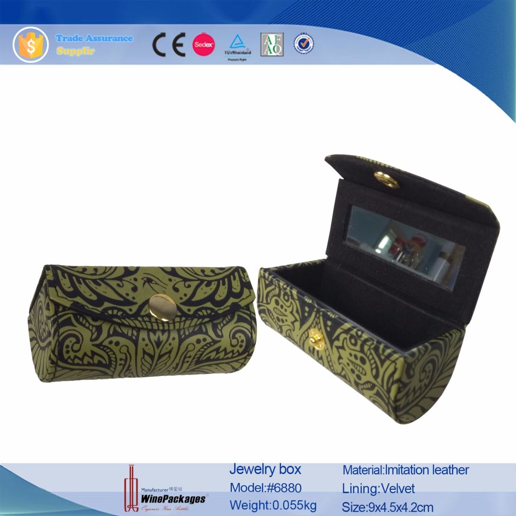 Hot Fashion Leather Jewelry Box Wholesale (6880)