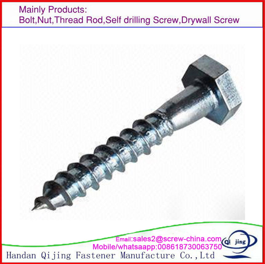 Zinc Plated Hex Socket Furniture Confirmat Screw, Furniture Screw