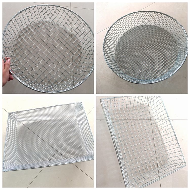 Steel Wire Mesh Pallet Basket / Storage Basket