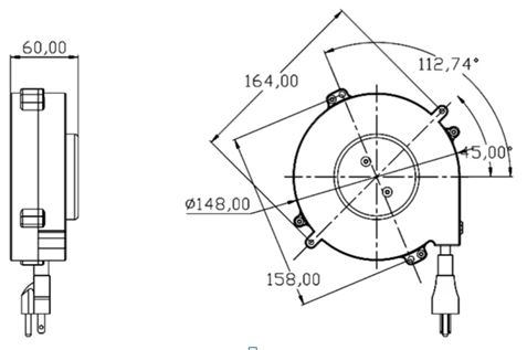 EU Standard Electrical Power Cable Reel for Rewinder