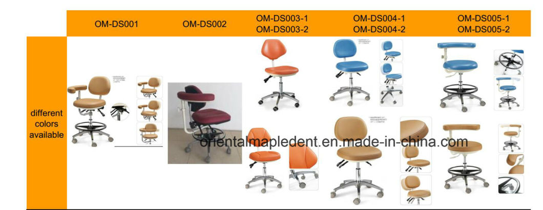 Ce Approved Portable Dentist Stool of Dental Unit