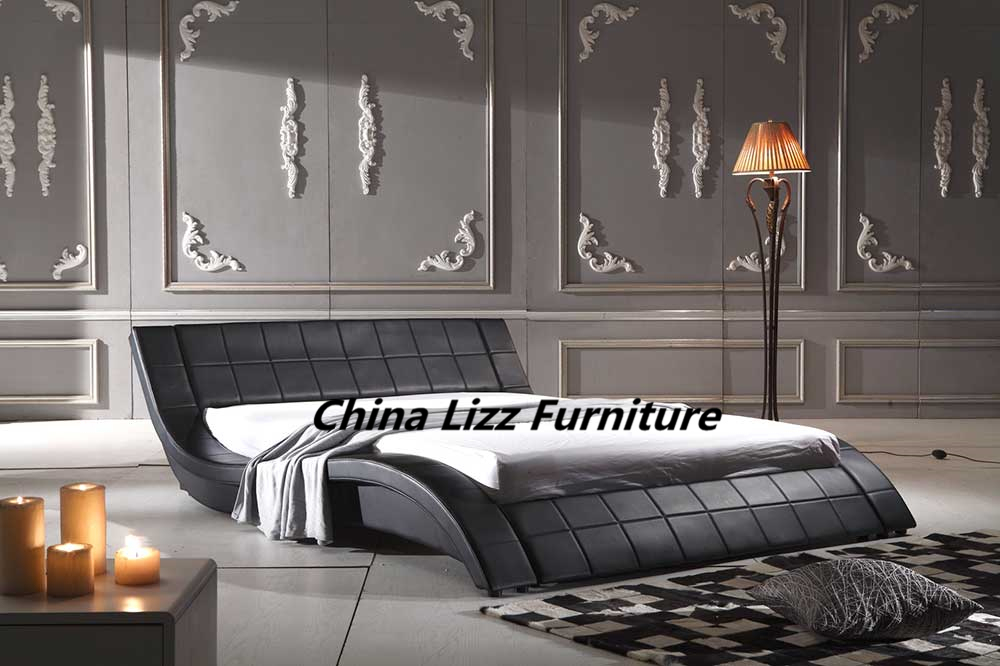 High Quality Furniture China Modern Luxury Leather Beds