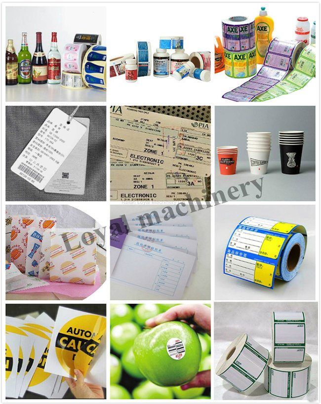 8 Color Automatic Label Paper Roll Flexo/Flexographic Printer Machine