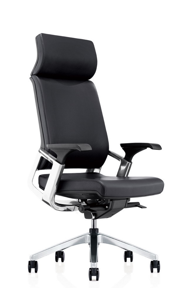 Executive Genuine Leather Lifting High Back Office Chair Inspire