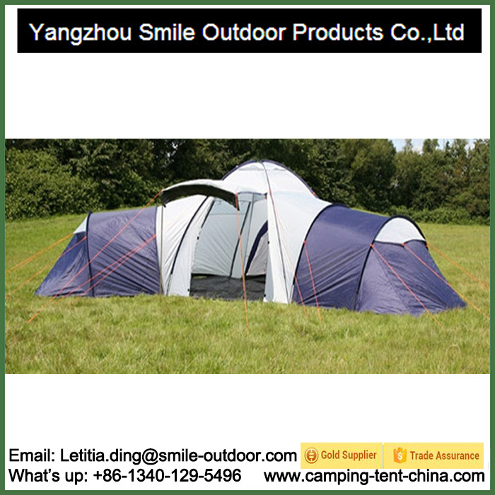 2016 Hotsale 8 People Double Layer Outdoor Camping Family Tent