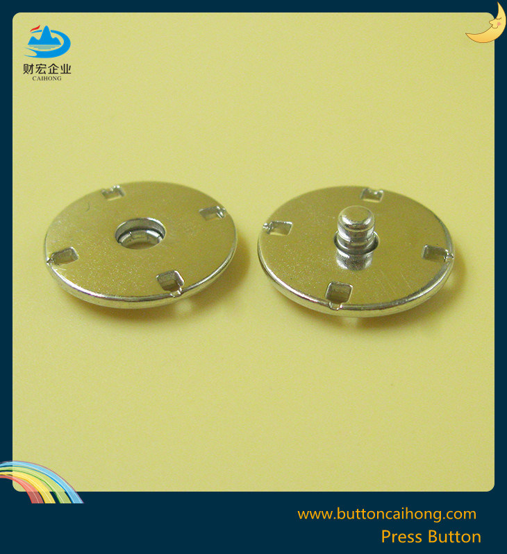 Plating Matte Anti Nickel Snap Button with Metal for Garment